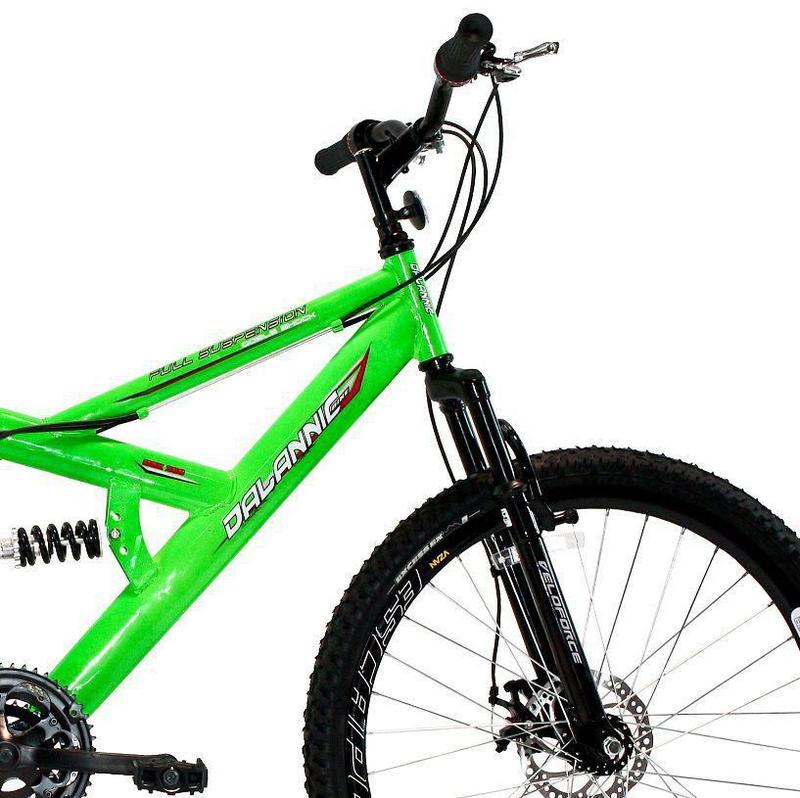 Bicicleta Aro 26 Full-S Dupla Suspensão Max 260 Freio a Disco